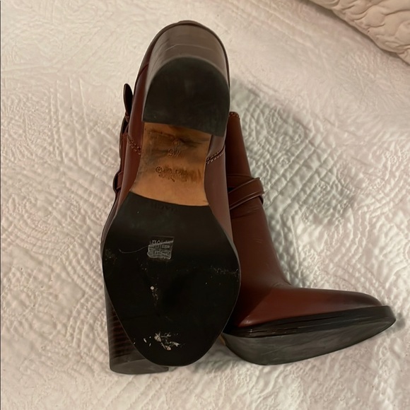 Coach Leather Ankle Boots - Picture 2 of 5